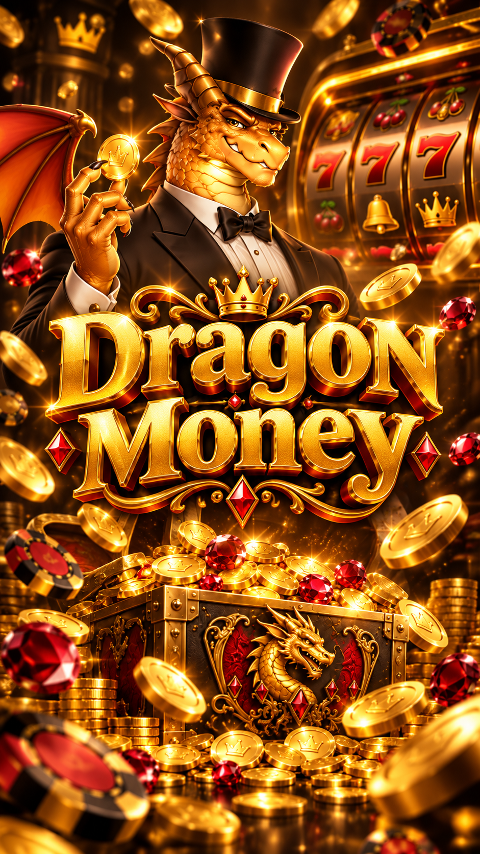 Вертикальный баннер Dragon Money